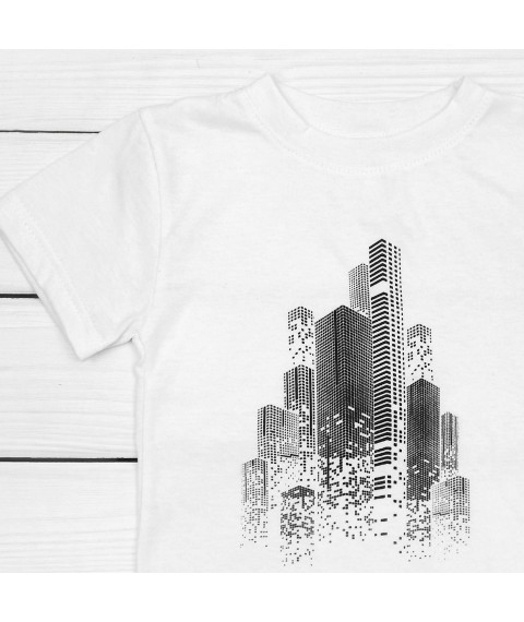Детская футболка City белого цвета  Dexter`s  Белый 101  110 см (d101ст-б)