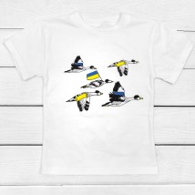 T-shirt for a boy Birds of Ukraine Dexter`s White 1102 110 cm (d1102-14)