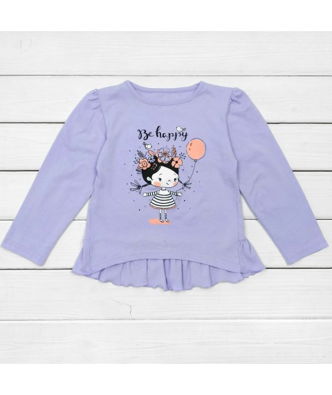 Longsleeves for girls with long sleeves Lily Dexter`s Purple 1001-3 110 cm (d1001-3)