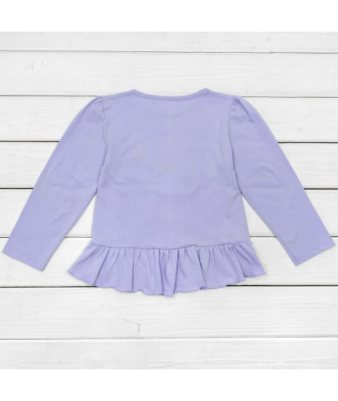 Лонгслив для девочки с длинным рукавом Lily  Dexter`s  Фиолетовый 1001-3  122 см (d1001-3)