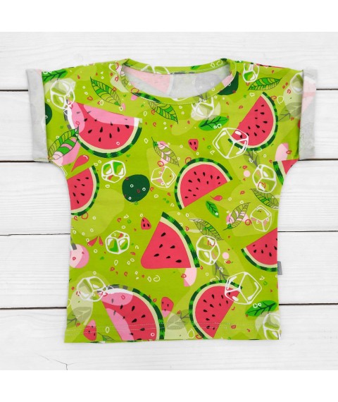 Watermelon Dexter`s T-shirt with short sleeves Green 135 122 cm (d135ar-nv)