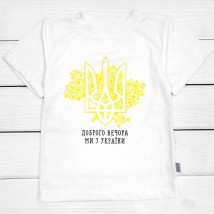 T-shirt for children TRIZUB Dexter`s White 1102 134 cm (d1102-4)