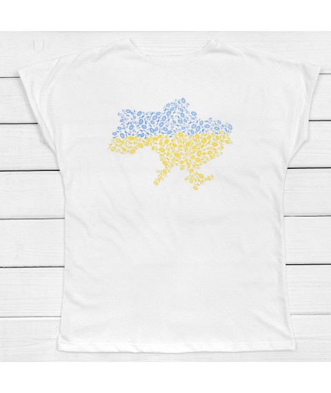 Women's t-shirt UKRAINE Dexter`s White 1103 XL (d1103-7)