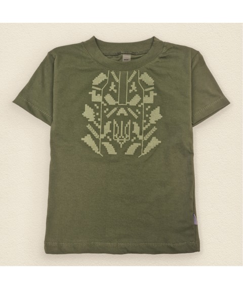 Khaki children's t-shirt for embroidery Dexter`s Khaki 1102 98 cm (d1102ас-хк)