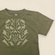 Khaki children's t-shirt for embroidery Dexter`s Khaki 1102 98 cm (d1102ас-хк)
