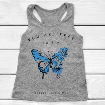 Summer children's T-shirt Butterfly Dexter`s Gray 112 110 cm (d112sr-gb)