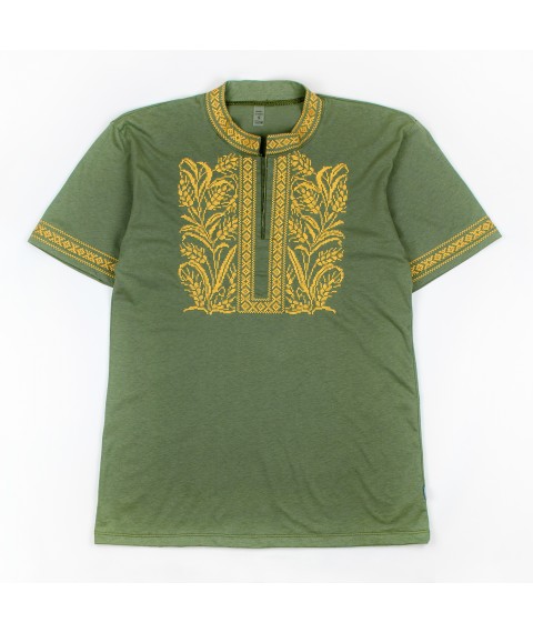 Футболка - вишиванка чоловіча Khaki  Dexter`s  Хакі d1104-52  XL (d1104-52)