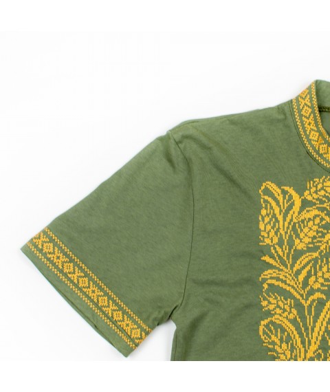 Футболка - вишиванка чоловіча Khaki  Dexter`s  Хакі d1104-52  XL (d1104-52)
