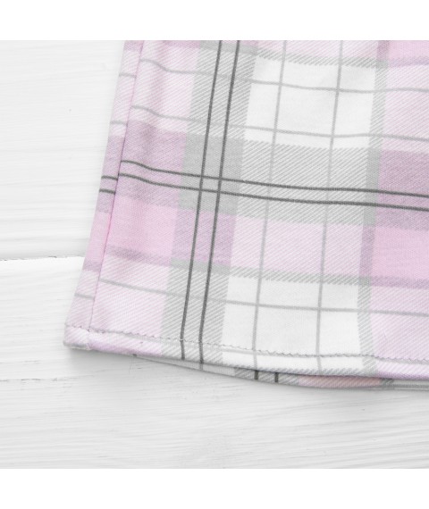 Dexter`s Checked short-sleeved children's dress Gray 9001 122 cm (d9001-1)