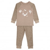 Children's pajamas with light pattern Dexter`s Bear Brown 1910 134 cm (D1910)