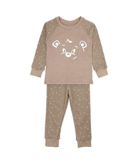 Детская пижама со светящимся рисунком Bear  Dexter`s  Коричневый 1910  134 см (D1910)