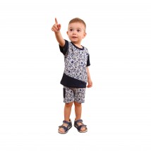 Літній костюм для хлопчика Зірка  Dexter`s  Синій;Сірий 157  86 см (d157-2)