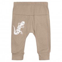 Kids' knitted brown pants Gecko Dexter`s Brown 924 98 cm (D924-1)