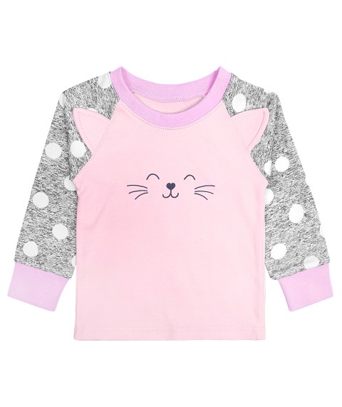 Children's pajamas for girls Happy Cat Dexter`s Pink 906 110 cm (d906)