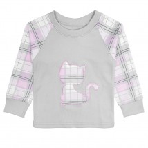 Детская пижама для девочек серо-розовая Kitten  Dexter`s  Серый 904  86 см (d904)