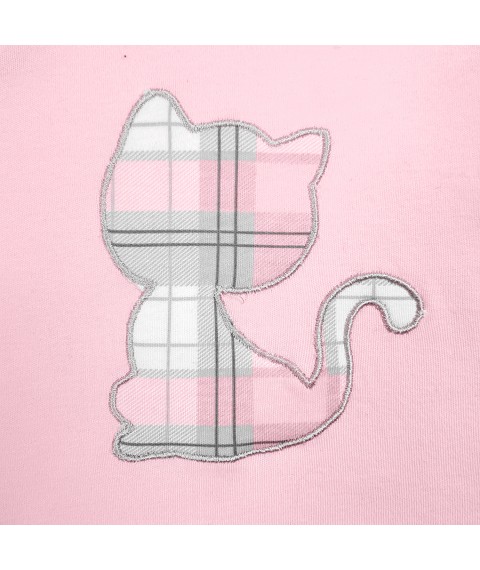 Трикотажна піжама для дівчаток в клітинку Kitten  Dexter`s   903  110 см (D903)