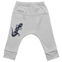 Трикотажні дитячі сірі штани із принтом Геккон  Dexter`s  Сірий 924  74 см (d924-2)