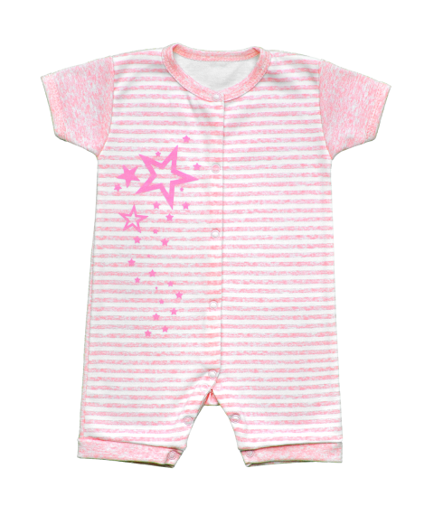 Рожевий ромпер Зірочка дитячий  Dexter`s  Рожевий 9103  68 см (d9103-1)