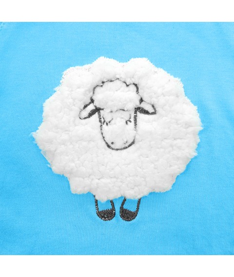 Children's pajamas blue with sheep Dexter`s Blue 901 122 cm (d901)