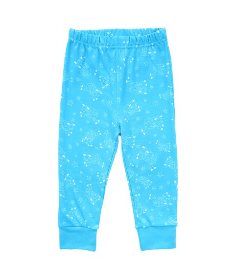 Children's pajamas blue with sheep Dexter`s Blue 901 134 cm (d901)