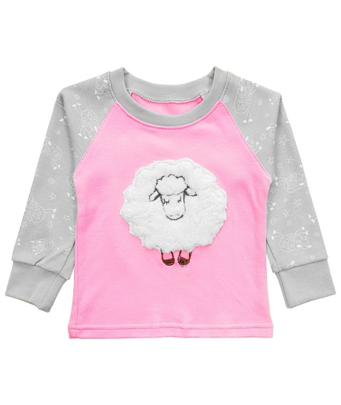 Baby pajamas with sheep Dexter`s sweet dream Gray 902 134 cm (d902)