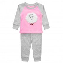 Baby pajamas with sheep Dexter`s sweet dream Gray 902 128 cm (d902)