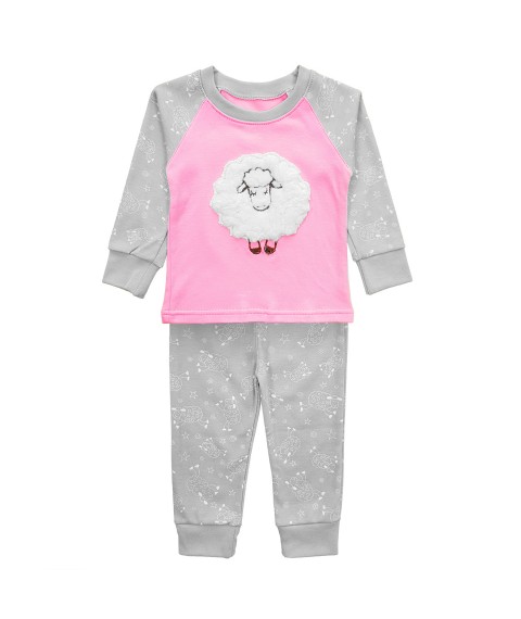 Детская пижама с овечкой Сладкий сон  Dexter`s  Серый 902  134 см (d902)