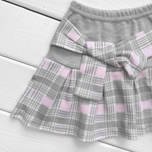 Children's skirt Check Malena Gray 925 122 cm (925)