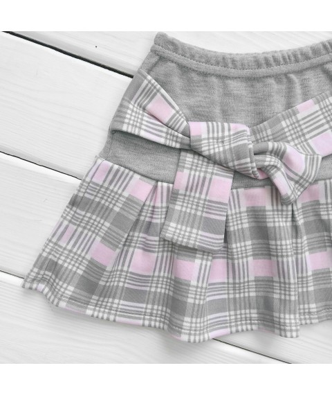 Children's skirt Malena Check Gray 925 110 cm (925)