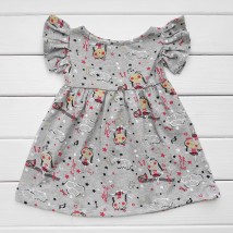 Children's summer dress Girl Malena Gray 123-1d 92 cm (123-1d)