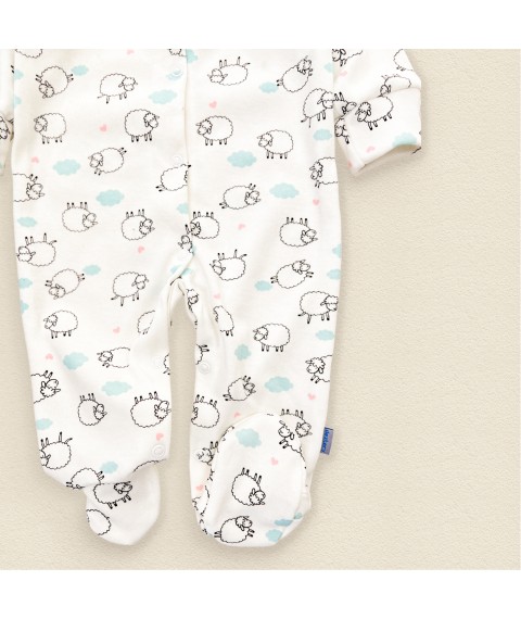 Sleep children's interlock Cute Lambs 3-6m Dexter`s White d973-1ов-б 68 cm (d973-1ов-б)