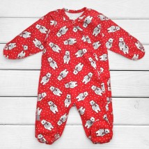 Holiday Dexter`s Red 913 62cm Holiday Print Baby Onesie (d913мш-кр-нгтг)
