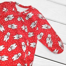 Holiday Dexter`s Red 913 62cm Holiday Print Baby Onesie (d913мш-кр-нгтг)