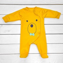 Bear slip with Malena application Yellow-hot 311 80 cm (311or)