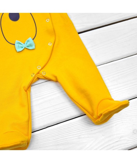 Bear slip with Malena application Yellow-hot 311 68 cm (311or)