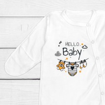 Человечек интерлок Hello Baby  Dexter`s  Белый d913х-мл  62 см (d913х-мл)