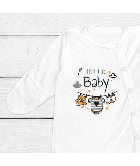 Men's Interlock Hello Baby Dexter`s White 913 56 cm (d913x-ml)