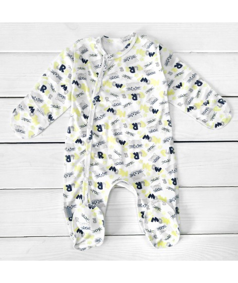 Male for babies in maternity Me-Meow Dexter`s White; Yellow 913 56 cm (d913mv-nv)