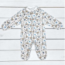 Mishutka Dexter`s cotton baby boy Milk; Blue 973 56 cm (973-1МК)