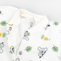 Человечек футер с начесом Koala  Dexter`s  Молочный d313кл-нв  56 см (d313кл-нв)
