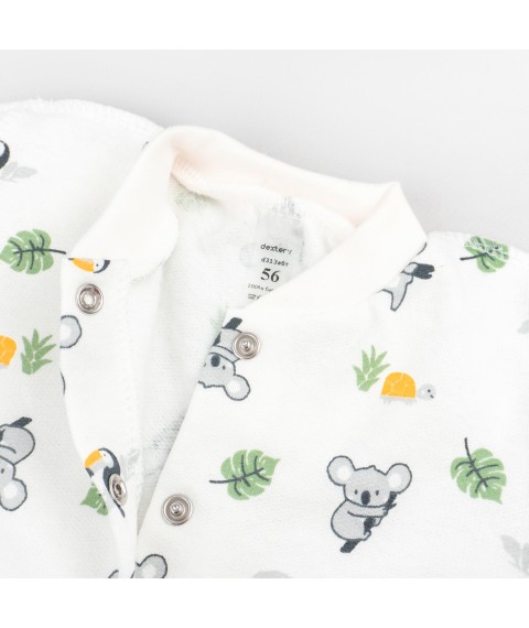 Человечек футер с начесом Koala  Dexter`s  Молочный d313кл-нв  56 см (d313кл-нв)