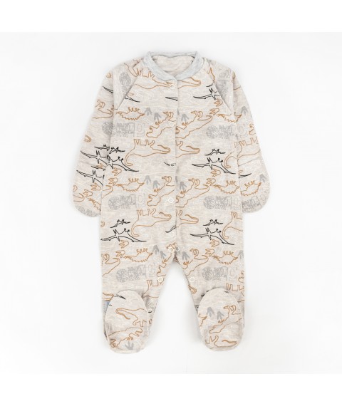 Dinosaurs beige Dexter`s gray raglan slip 973 62 cm (d973d-bzh)