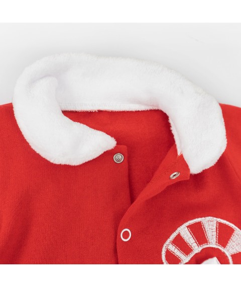 New Year's man made of Malena fur Red; White d320-1d-ngtg 68 cm (d320-1d-ngtg)