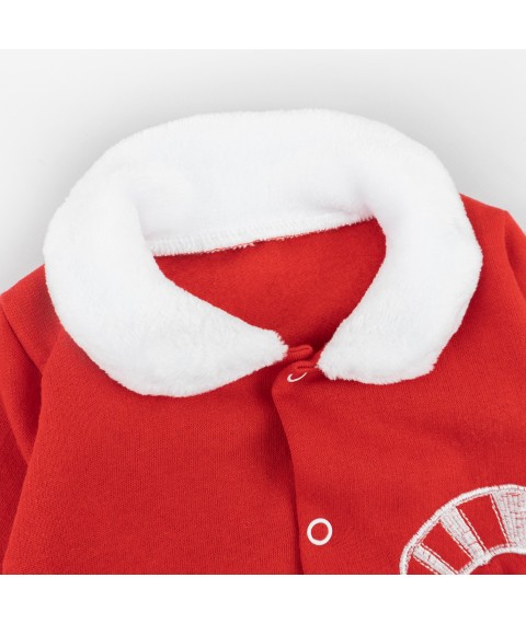 New Year's man made of Malena fur Red; White d320-1d-ngtg 68 cm (d320-1d-ngtg)