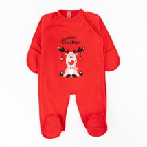 Чоловічок новорічний з начосом з принтом оленя Deer  Dexter`s  Червоний d354-60  56 см (d354-60)