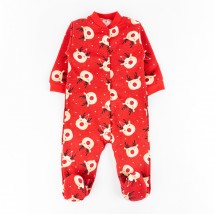 Человечек для малышей с начесом с оленями Deer  Dexter`s  Красный d313-59-1  68 см (d313-59-1)