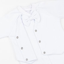 Dexter`s White d982j-b 62 cm (d982j-b) for a boy for baptism and holidays