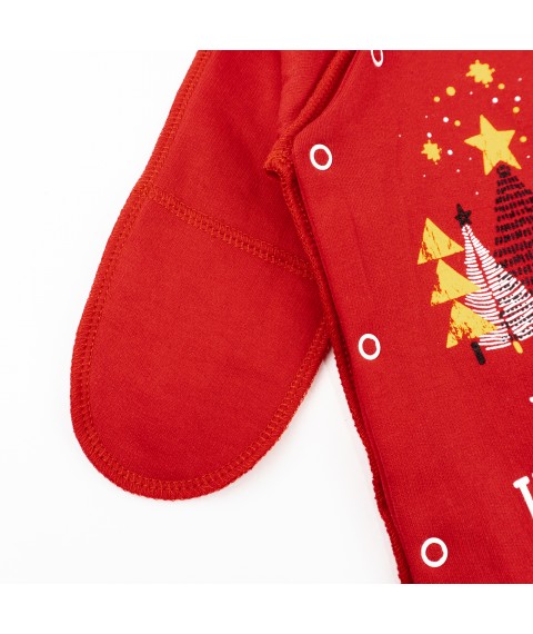 New Year's man with the print "My first New Year" with nachos Dexter's Red 354 62 cm (d354бд-кр-нгтг)