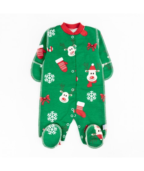 Boy for newborns Festive reindeer Dexter`s Red; Green d313zl-ngtg 56 cm (d313zl-ngtg)