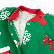 Чоловічок для новонароджених Festive reindeer  Dexter`s  Червоний;Зелений d313зл-нгтг  56 см (d313зл-нгтг)